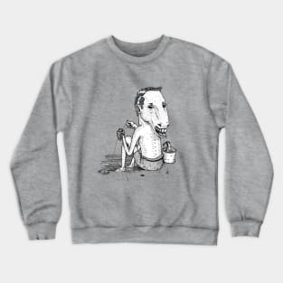 Horse head fisherman Crewneck Sweatshirt